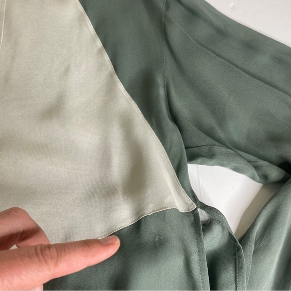 Giorgio Armani Vintage Sheer Two Toned Long Sleeve Tunic Sz 44/10 - Picture 13 of 13